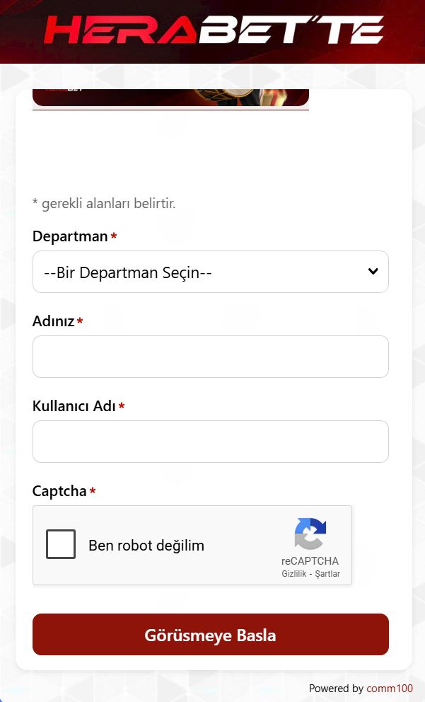 herabet canlı destek
